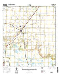 Odem Texas Current topographic map, 1:24000 scale, 7.5 X 7.5 Minute, Year 2016