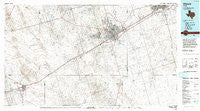 Odessa Texas Historical topographic map, 1:100000 scale, 30 X 60 Minute, Year 1986