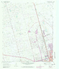 Odessa NW Texas Historical topographic map, 1:24000 scale, 7.5 X 7.5 Minute, Year 1964