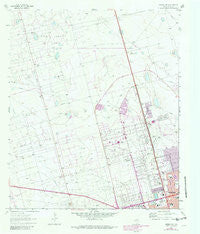 Odessa NW Texas Historical topographic map, 1:24000 scale, 7.5 X 7.5 Minute, Year 1964