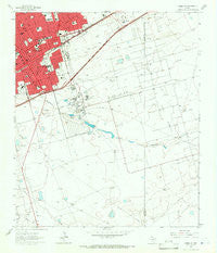 Odessa SE Texas Historical topographic map, 1:24000 scale, 7.5 X 7.5 Minute, Year 1964