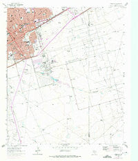 Odessa SE Texas Historical topographic map, 1:24000 scale, 7.5 X 7.5 Minute, Year 1964