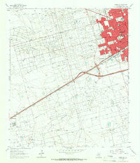 Odessa SW Texas Historical topographic map, 1:24000 scale, 7.5 X 7.5 Minute, Year 1964