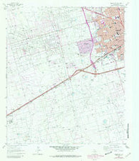 Odessa SW Texas Historical topographic map, 1:24000 scale, 7.5 X 7.5 Minute, Year 1964