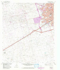 Odessa SW Texas Historical topographic map, 1:24000 scale, 7.5 X 7.5 Minute, Year 1964