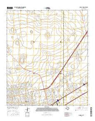 Odessa NE Texas Current topographic map, 1:24000 scale, 7.5 X 7.5 Minute, Year 2016