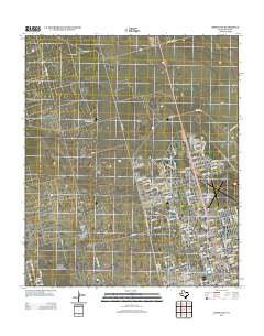 Odessa NW Texas Historical topographic map, 1:24000 scale, 7.5 X 7.5 Minute, Year 2013