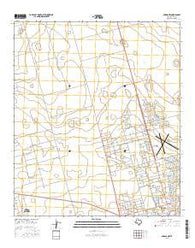 Odessa NW Texas Current topographic map, 1:24000 scale, 7.5 X 7.5 Minute, Year 2016