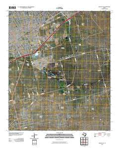 Odessa SE Texas Historical topographic map, 1:24000 scale, 7.5 X 7.5 Minute, Year 2010