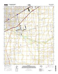Odessa SE Texas Current topographic map, 1:24000 scale, 7.5 X 7.5 Minute, Year 2016