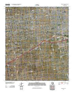 Odessa SW Texas Historical topographic map, 1:24000 scale, 7.5 X 7.5 Minute, Year 2010