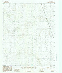 Ogg Texas Historical topographic map, 1:24000 scale, 7.5 X 7.5 Minute, Year 1984