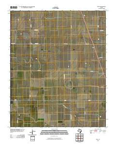 Ogg Texas Historical topographic map, 1:24000 scale, 7.5 X 7.5 Minute, Year 2010