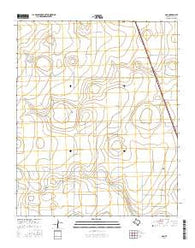 Ogg Texas Current topographic map, 1:24000 scale, 7.5 X 7.5 Minute, Year 2016