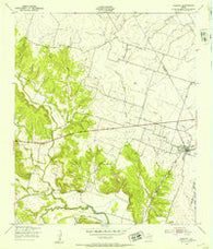 Oglesby Texas Historical topographic map, 1:24000 scale, 7.5 X 7.5 Minute, Year 1947