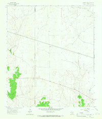 Oglesby Ranch Texas Historical topographic map, 1:24000 scale, 7.5 X 7.5 Minute, Year 1964