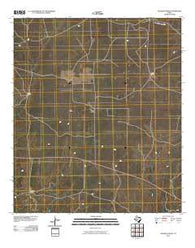 Oglesby Ranch Texas Historical topographic map, 1:24000 scale, 7.5 X 7.5 Minute, Year 2010