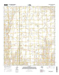 Oglesby Ranch Texas Current topographic map, 1:24000 scale, 7.5 X 7.5 Minute, Year 2016