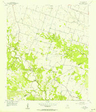 Ohio Texas Historical topographic map, 1:24000 scale, 7.5 X 7.5 Minute, Year 1956