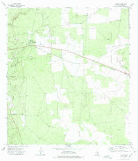 Oilton Texas Historical topographic map, 1:24000 scale, 7.5 X 7.5 Minute, Year 1972