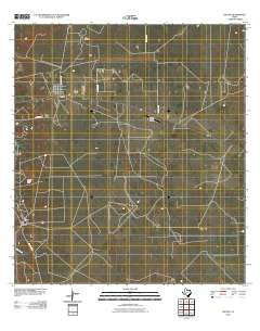 Oilton Texas Historical topographic map, 1:24000 scale, 7.5 X 7.5 Minute, Year 2010