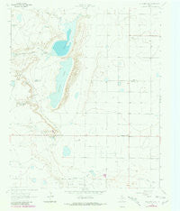 Oklahoma Flat Texas Historical topographic map, 1:24000 scale, 7.5 X 7.5 Minute, Year 1964