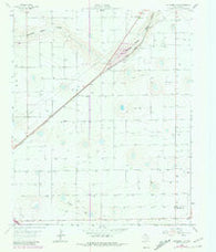 Oklahoma Lane Texas Historical topographic map, 1:24000 scale, 7.5 X 7.5 Minute, Year 1963