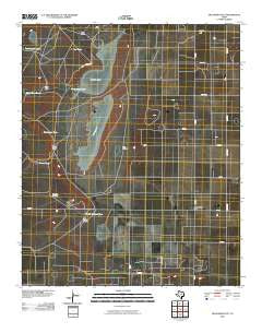 Oklahoma Flat Texas Historical topographic map, 1:24000 scale, 7.5 X 7.5 Minute, Year 2010