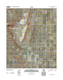 Oklahoma Flat Texas Historical topographic map, 1:24000 scale, 7.5 X 7.5 Minute, Year 2012