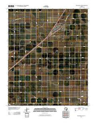 Oklahoma Lane Texas Historical topographic map, 1:24000 scale, 7.5 X 7.5 Minute, Year 2010