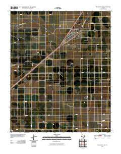 Oklahoma Lane Texas Historical topographic map, 1:24000 scale, 7.5 X 7.5 Minute, Year 2010