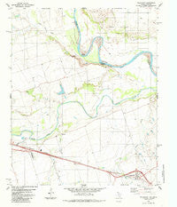 Oklaunion Texas Historical topographic map, 1:24000 scale, 7.5 X 7.5 Minute, Year 1985