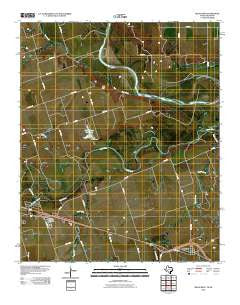Oklaunion Texas Historical topographic map, 1:24000 scale, 7.5 X 7.5 Minute, Year 2010