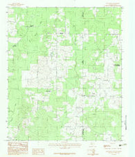 Old Panola Texas Historical topographic map, 1:24000 scale, 7.5 X 7.5 Minute, Year 1983