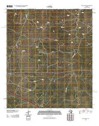 Old Noxville Texas Historical topographic map, 1:24000 scale, 7.5 X 7.5 Minute, Year 2010