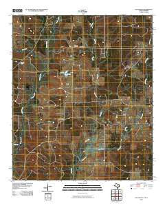 Old Panola Texas Historical topographic map, 1:24000 scale, 7.5 X 7.5 Minute, Year 2010