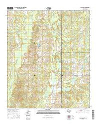 Old Panola Texas Current topographic map, 1:24000 scale, 7.5 X 7.5 Minute, Year 2016