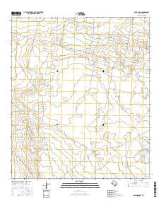 Old X Ranch Texas Current topographic map, 1:24000 scale, 7.5 X 7.5 Minute, Year 2016