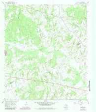 Oletha Texas Historical topographic map, 1:24000 scale, 7.5 X 7.5 Minute, Year 1966