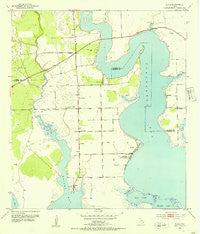 Olivia Texas Historical topographic map, 1:24000 scale, 7.5 X 7.5 Minute, Year 1952