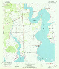 Olivia Texas Historical topographic map, 1:24000 scale, 7.5 X 7.5 Minute, Year 1952