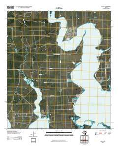 Olivia Texas Historical topographic map, 1:24000 scale, 7.5 X 7.5 Minute, Year 2010