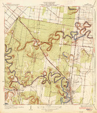 Olmito Texas Historical topographic map, 1:31680 scale, 7.5 X 7.5 Minute, Year 1936