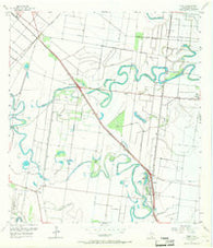 Olmito Texas Historical topographic map, 1:24000 scale, 7.5 X 7.5 Minute, Year 1956