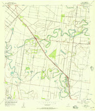 Olmito Texas Historical topographic map, 1:24000 scale, 7.5 X 7.5 Minute, Year 1956