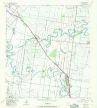Olmito Texas Historical topographic map, 1:24000 scale, 7.5 X 7.5 Minute, Year 1956