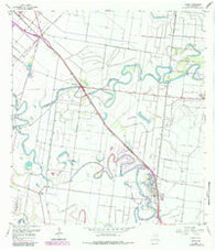 Olmito Texas Historical topographic map, 1:24000 scale, 7.5 X 7.5 Minute, Year 1956