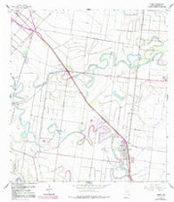 Olmito Texas Historical topographic map, 1:24000 scale, 7.5 X 7.5 Minute, Year 1956