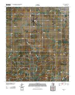 Olney Texas Historical topographic map, 1:24000 scale, 7.5 X 7.5 Minute, Year 2010