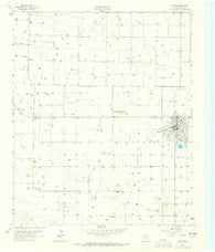 Olton Texas Historical topographic map, 1:24000 scale, 7.5 X 7.5 Minute, Year 1963